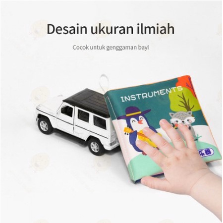 Buku Kain | Softbook | Buku Mainan Bayi | Buku Bantal Bayi | Mainan Edukasi Anak