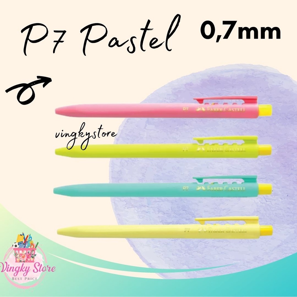 

Pulpen Faber Castell P7 (1pak)
