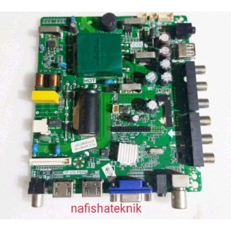 MB mainboard tv led polytron 24D123