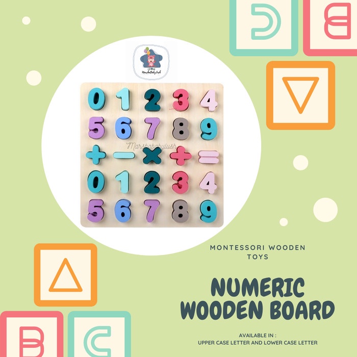 Wow Mainan Edukasi Chunky Puzzle Pastel Wooden Puzzle Anak Puzzle Kayu Terlaris