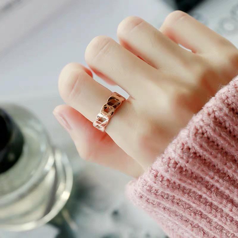 Cincin Titanium Mini Korea fashion cewek Wanita CK088 lucu elegant