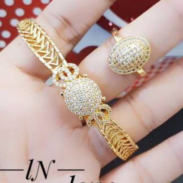 Xuping set perhiasan lapis emas 24k 0902