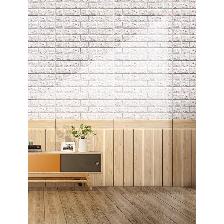 [HH] WALLPAPER DINDING 3D FOAM MOTIF BATU BATA BRICK BRICKFOAM WALLFOAM KOREAN MODERN STYLE