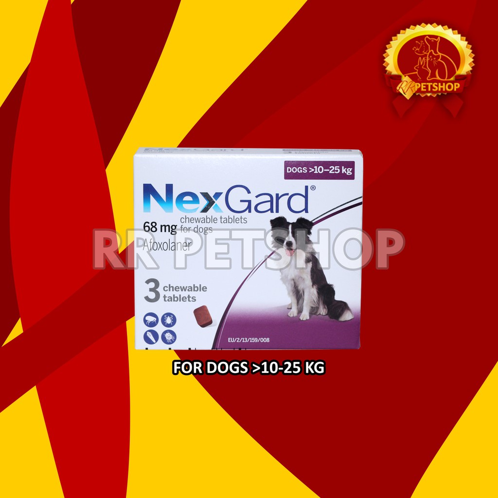 Obat Kutu Tungau Demodex Anjing NexGard Tablet