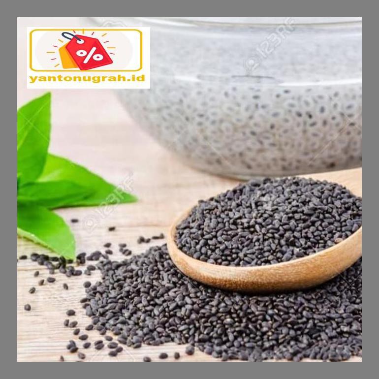 

S50Mkkar Basil Seed Import 1Kg / Biji Selasih Import 1Kg Dr05Ytd