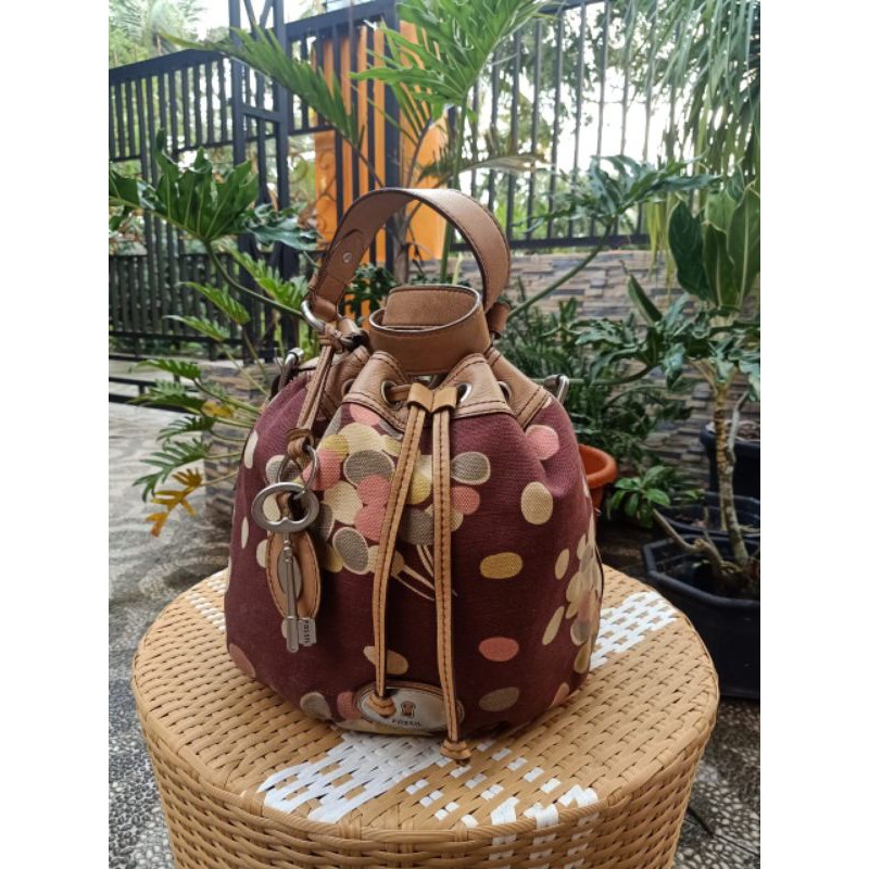 TAS WANITA FOSSIL SERUT BALLON