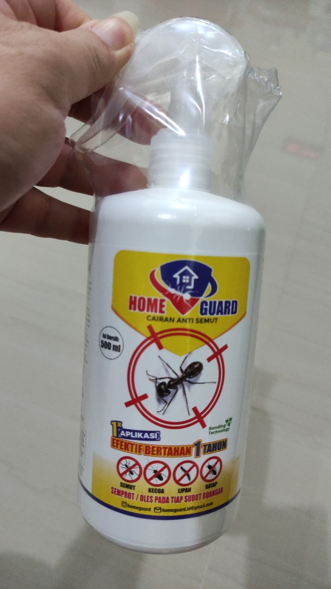 Cairan Anti Semut Kecoa Serangga Homeguard 500ml Home Guard