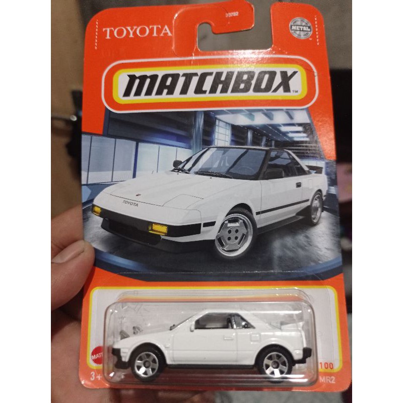 Matchbox toyota MR2 putih