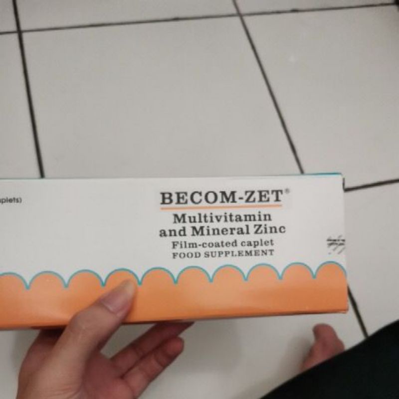 BECOM ZET MULTIVITAMIN ZINC BECOM ZET BOX ISI 10 STRIP ISI 100 TABLET