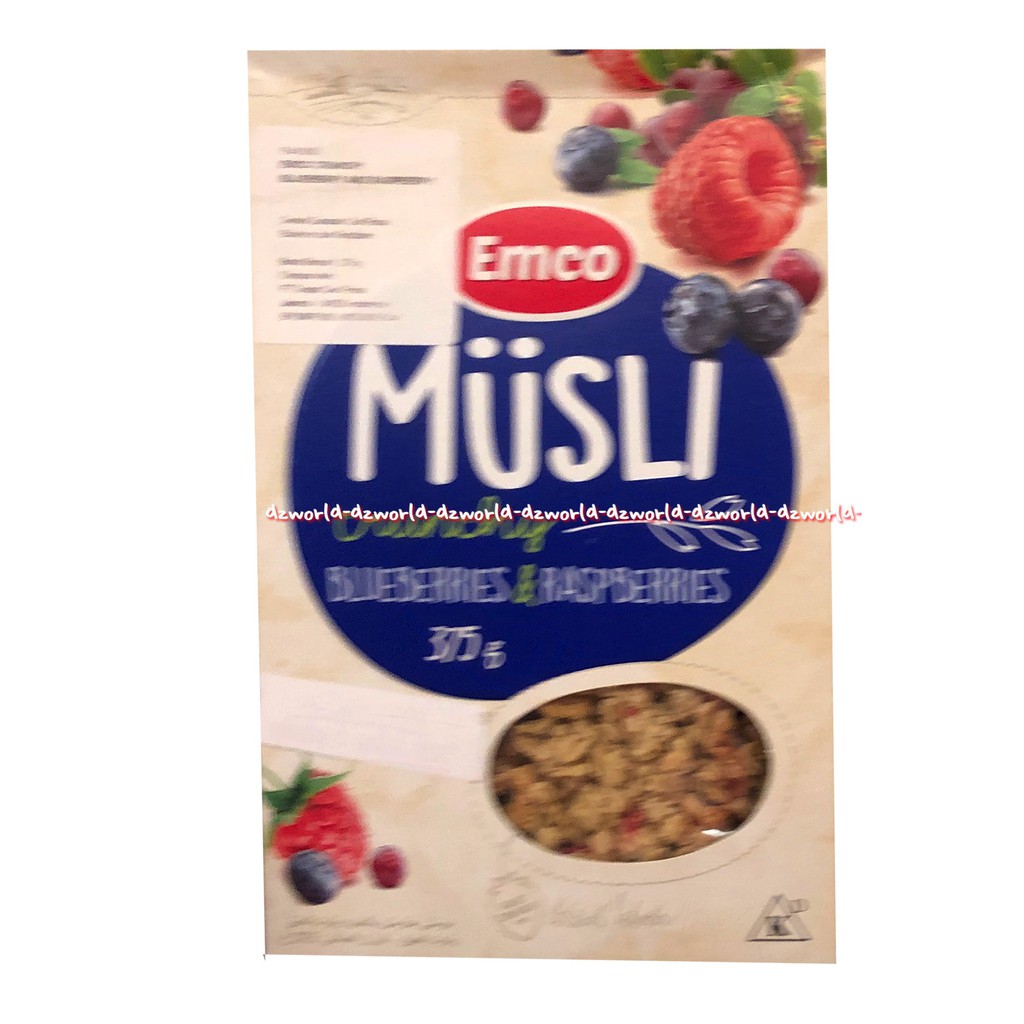 Emco Musli Crunchy Honey &amp; Hazelnuts 375gr Sereal