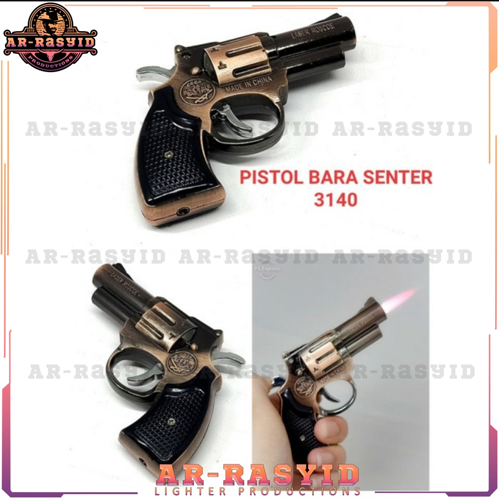 MANCIS Korek Api Bara Gas Pistol Mini Senter 3140