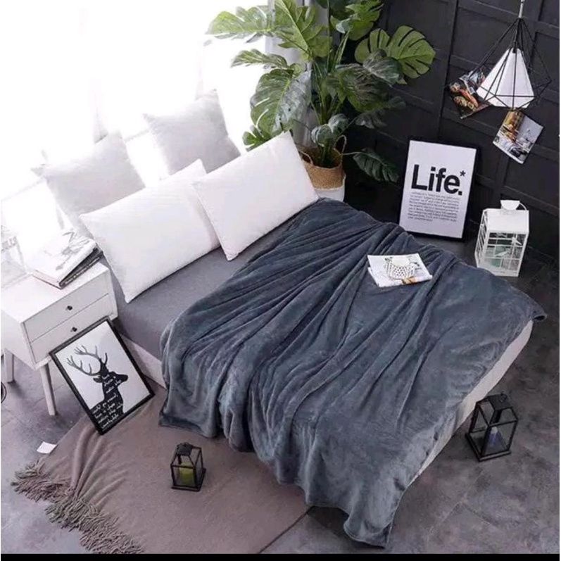 SELIMUT BULU POLOS DEWASA