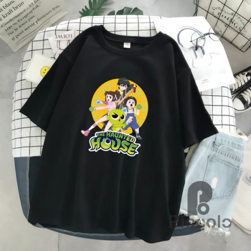 KAOS ANAK SHINBI HOUSE THE HAUNTED HOUSE GAMBAR  JERNIH kaos anak kado ulang tahun (free nama)