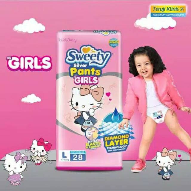 Sweety silver  Pants Girl