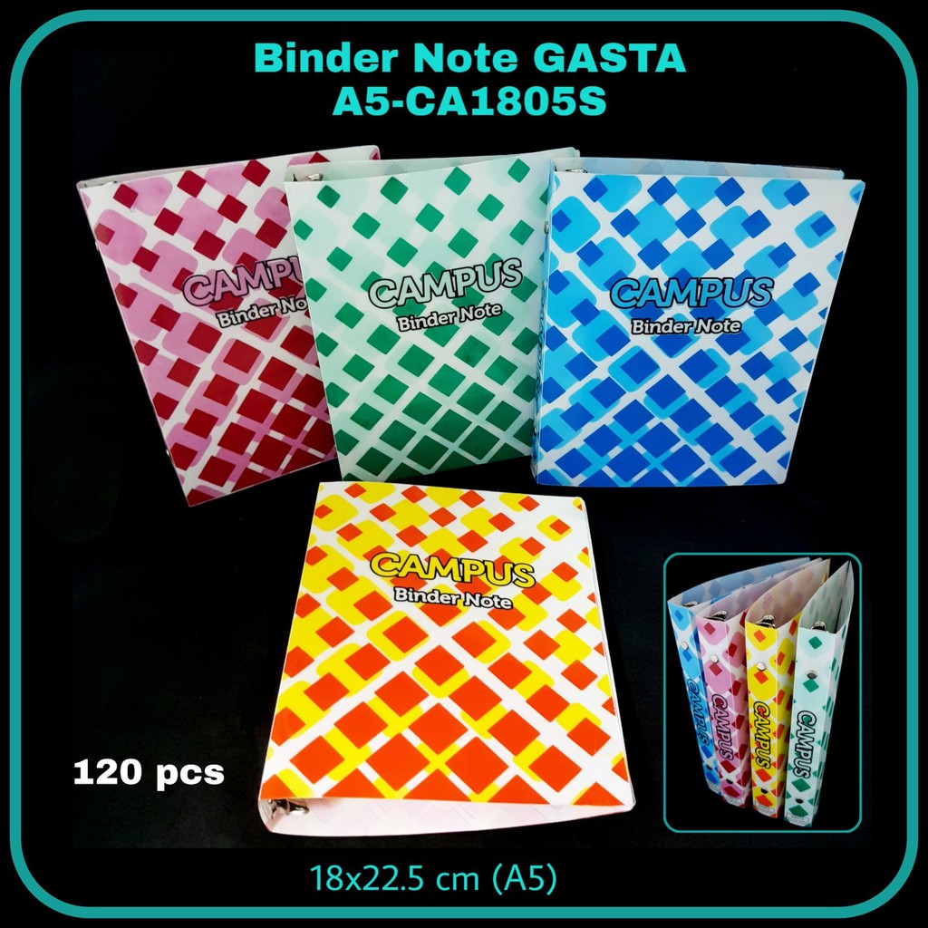 

ILP Binder Note GASTA A5-CA1805S / Buku Ring / Buku Note / Bindernote