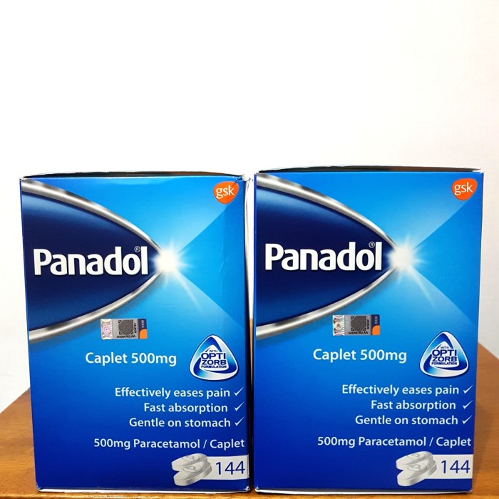 

BISA COD Panadol Optizorb 144tabs/box Original Impor Malaysia