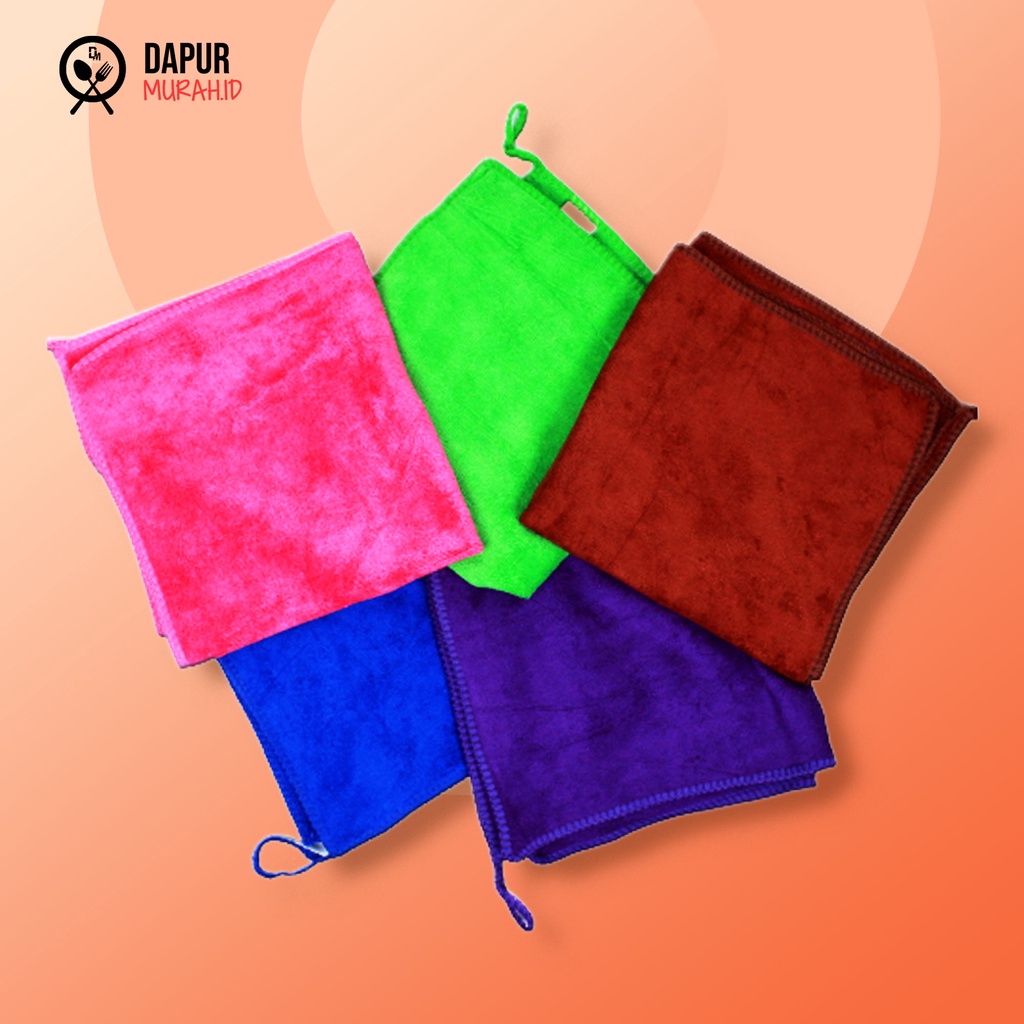 Lap Tangan Gantung Microfiber Hand Towel h20 - Random Colour