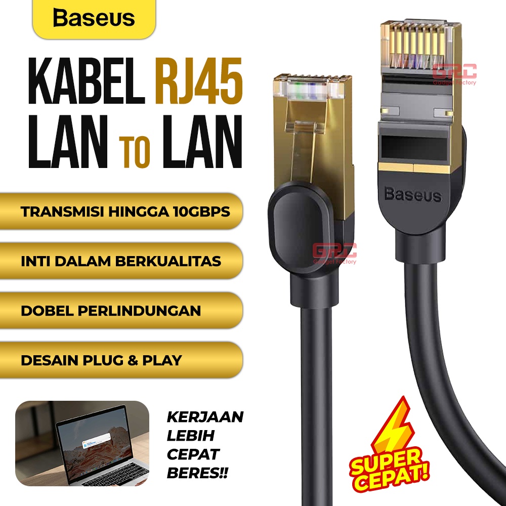 Kabel LAN RJ45 10 Gigabit Baseus High Speed Seven Round Network Cable