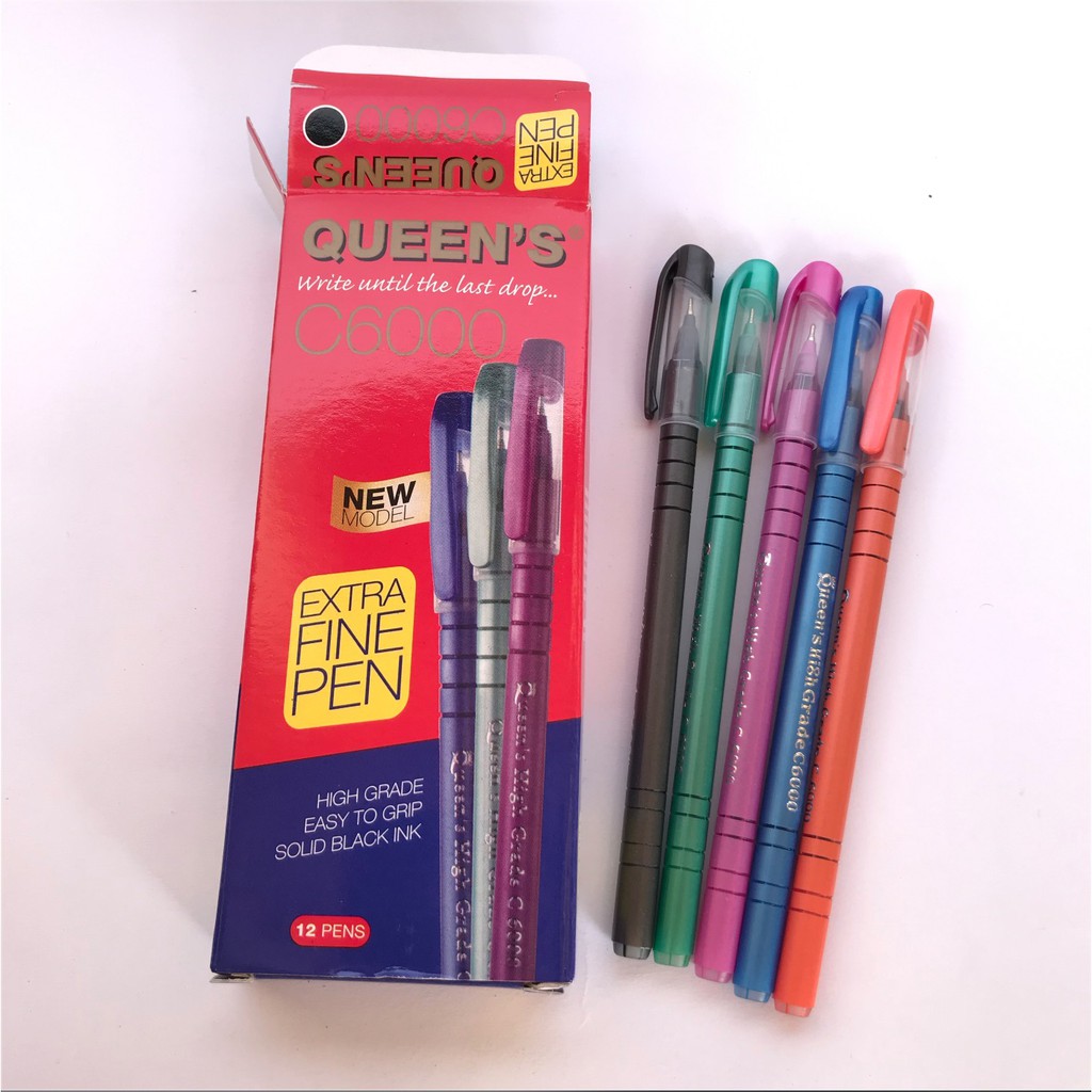

Pulpen Queen C6000 Hitam