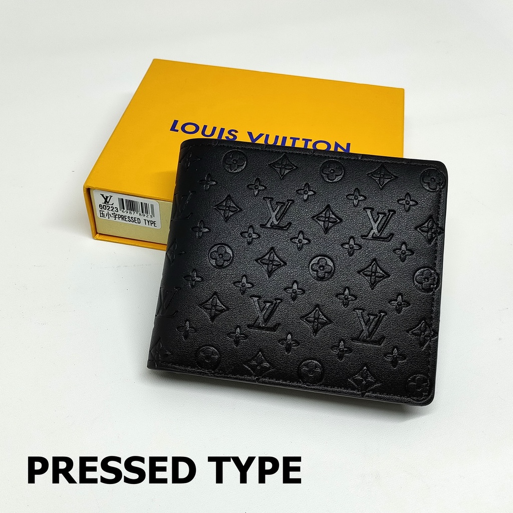 DOMPET PRIA LV IMPORT MODEL TIDUR KULIT SINTETIS-PRESSED TYPE