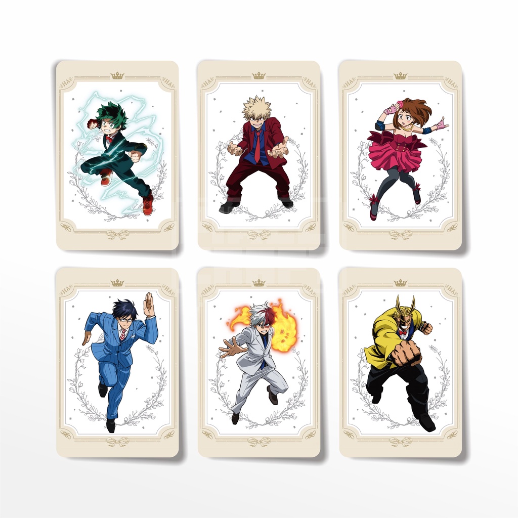 Photocard Karakter Anime BOKU NO HERO ACADEMIA (Party Suit Ver) My Hero Academia