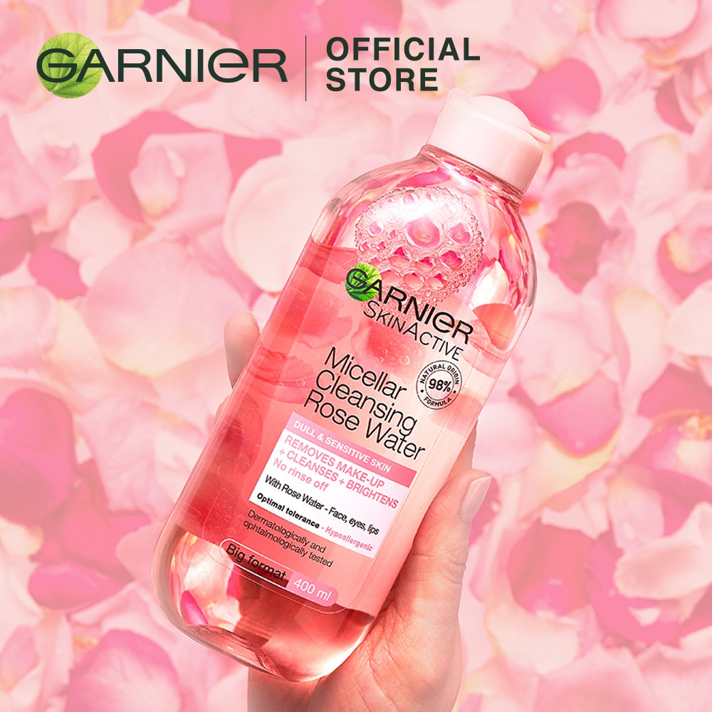 Garnier Micellar Cleansing Rose Water 125ML &amp; 400ML