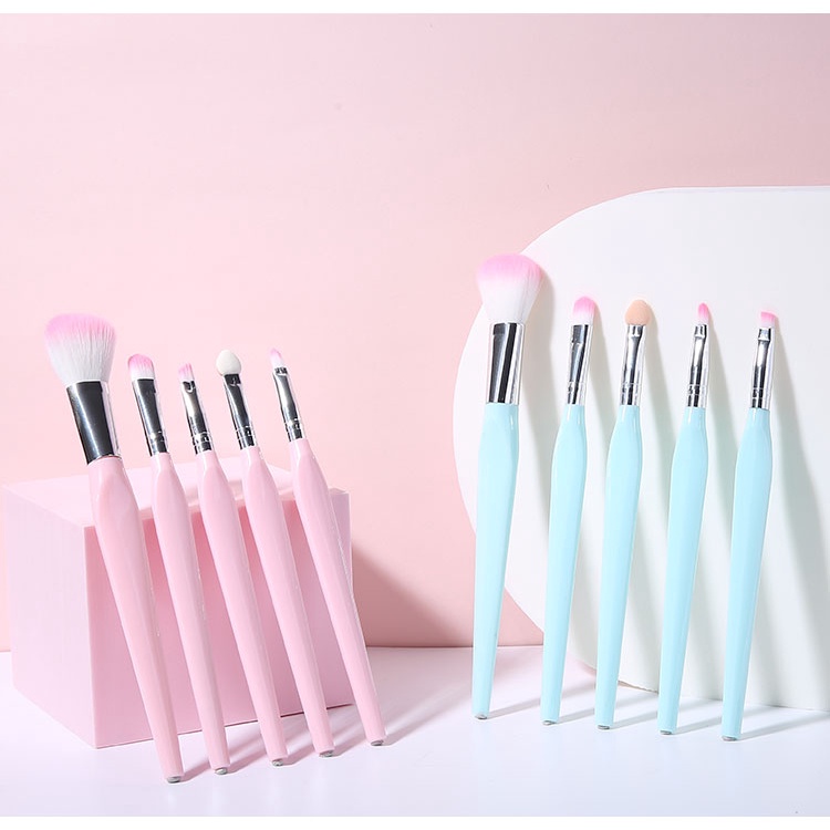 Make Up Brush Set PREMIUM  Kuas Makeup Set Kuas Makeup isi 5 PCS Brush