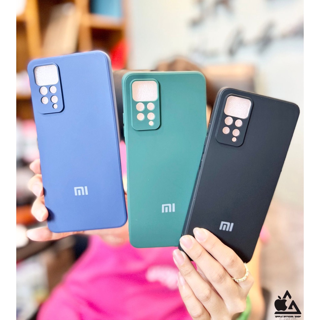 SOFTCASE WARNA LOGO REDMI 9A 9C NOTE 10 NOTE 10 PRO NOTE 11 4G NOTE 11 PRO 5G REDMI 10A SOFT CASE POLOS With Logo Silicone Silikon Hardcase Cover Camera Protection