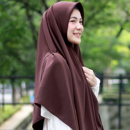 PROMO JILBAB HIJAB KHIMAR SEGI EMPAT INSTAN WOLFIS PREMIUM SYARI SESHA ORIGINAL BY AISHAHIJAB.ID-CHOCO