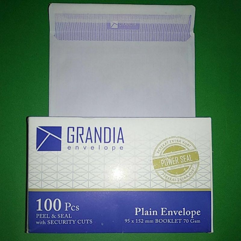 

Amplop Grandia 104 pps isi 100 Putih