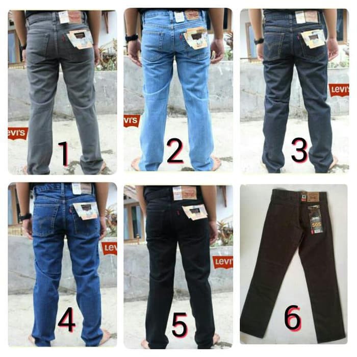 Celana Jeans Cowok Pria Bootcut Komprang Cutbray Bagus Termurah M ZT146 Celana Jeans Levis Pria Regu