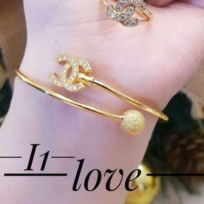 Xuping set gelang cincin QC13