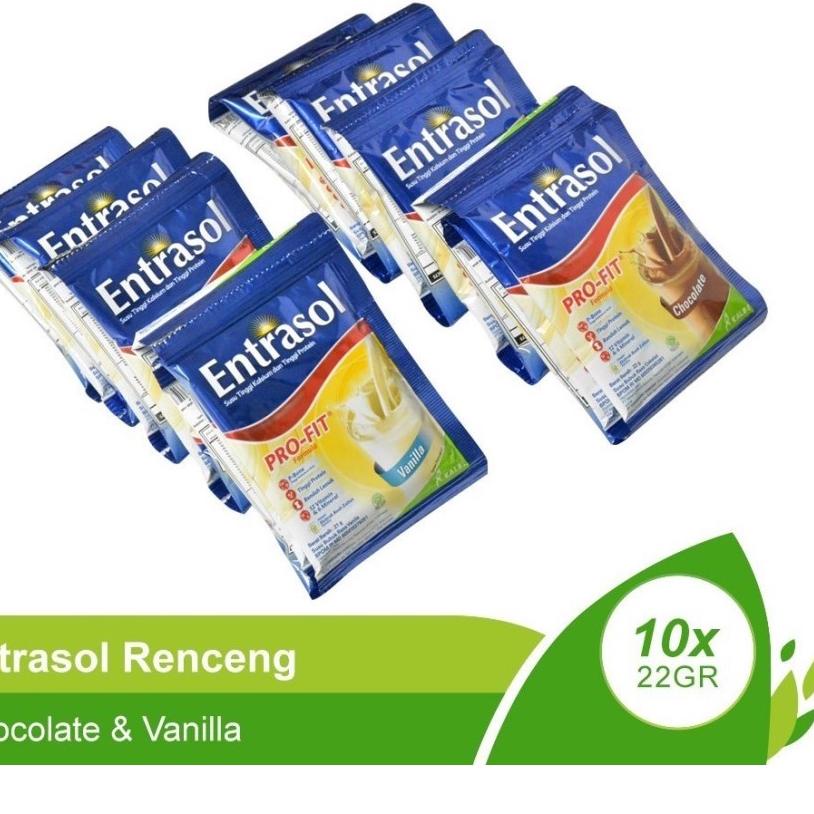 

Hot Sale Entrasol Sachet Renceng isi 10 sachet x 21gr Coklat Vanila