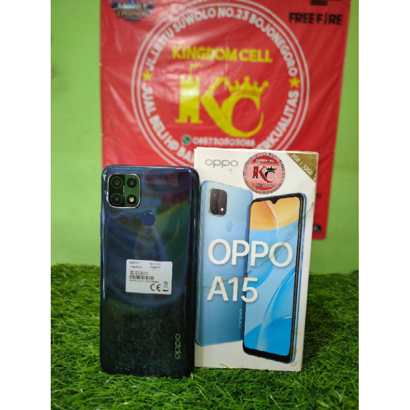SECOND OPPO A15 RAM 3/32 FULLSET