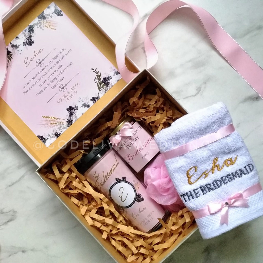 

Gift box/hampers hadiah/bestman bridesmaid pengapit/premium gift