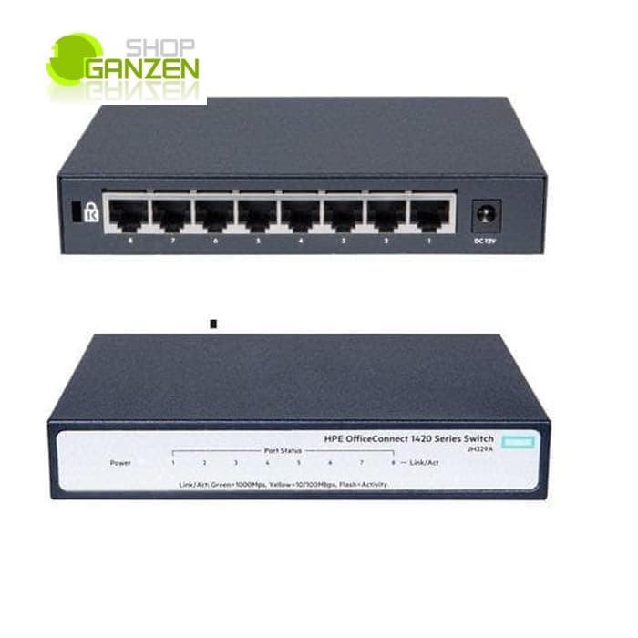 HP JH329A OfficeConnect 1420 8G , 8 Port Gigabit Switch