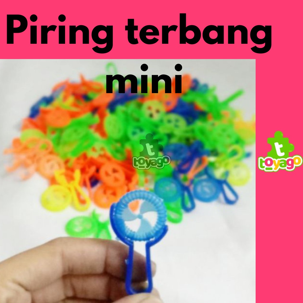 Piring Terbang Pencet +-500pcs Tazoz Mainan Mini