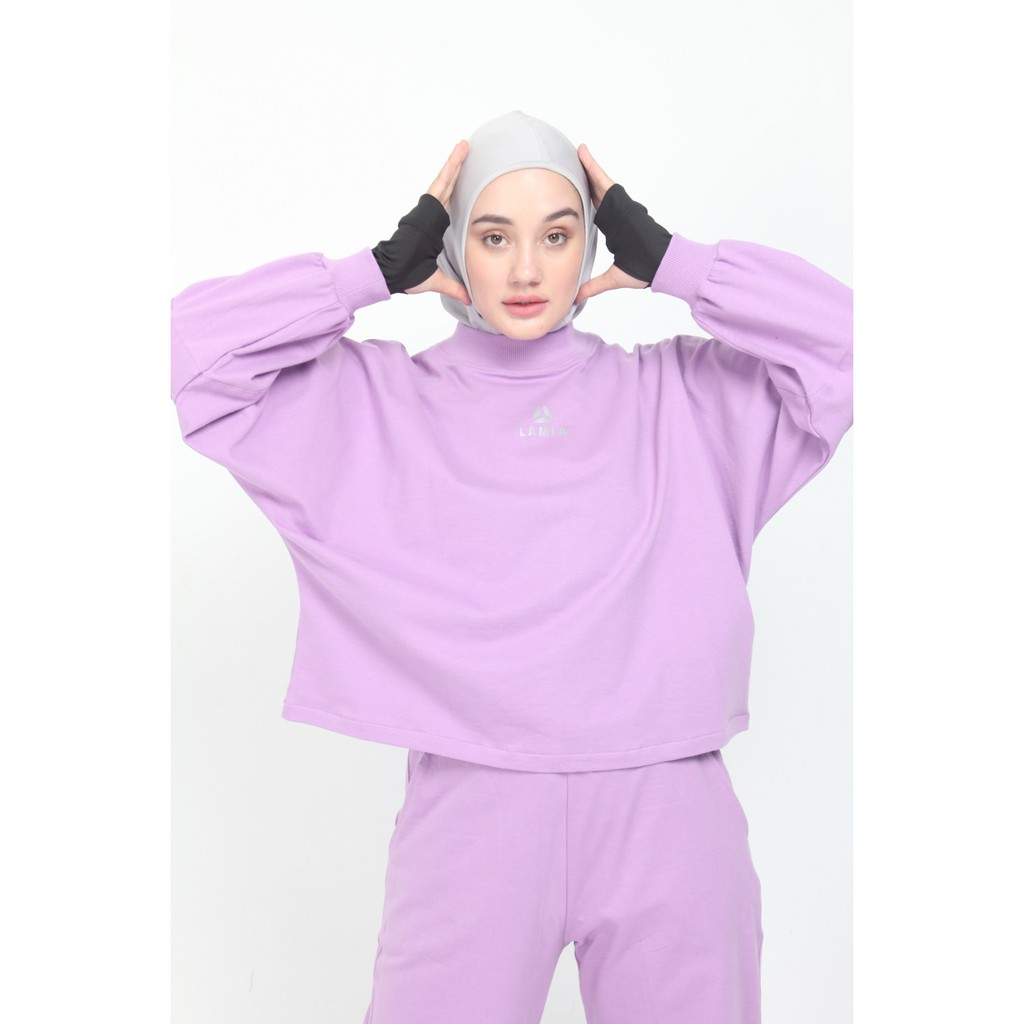 MIVVA+ - 90S Sweater & Cargo Training ( Baju Olahraga Wanita )-6