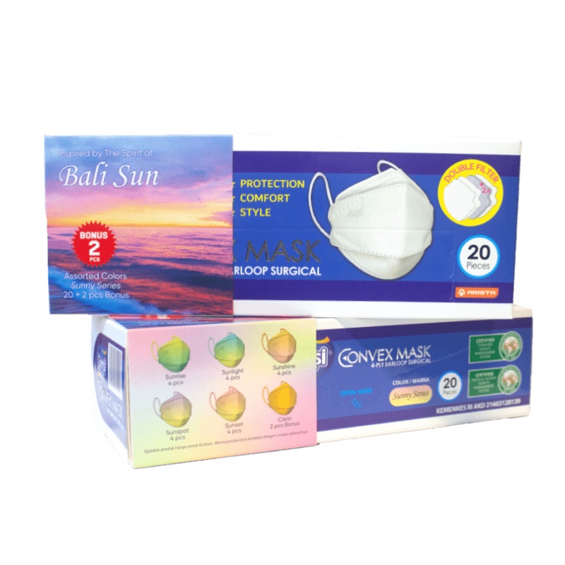 Masker Sensi Convex 4 ply (20 pcs/box)
