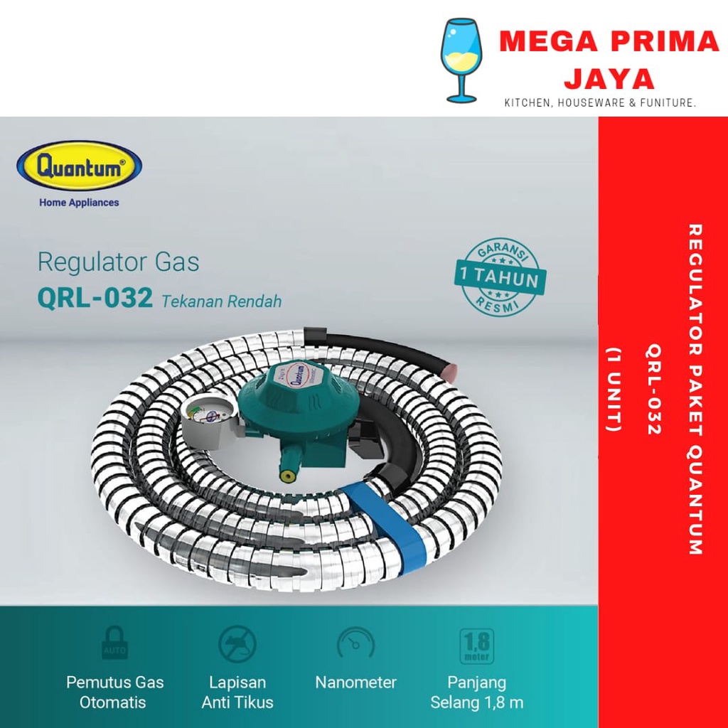 Regulator Quantum QRL032 Selang Regulator Quantum QRL032 Regulator Paket Quantum 032 Regulator Quant