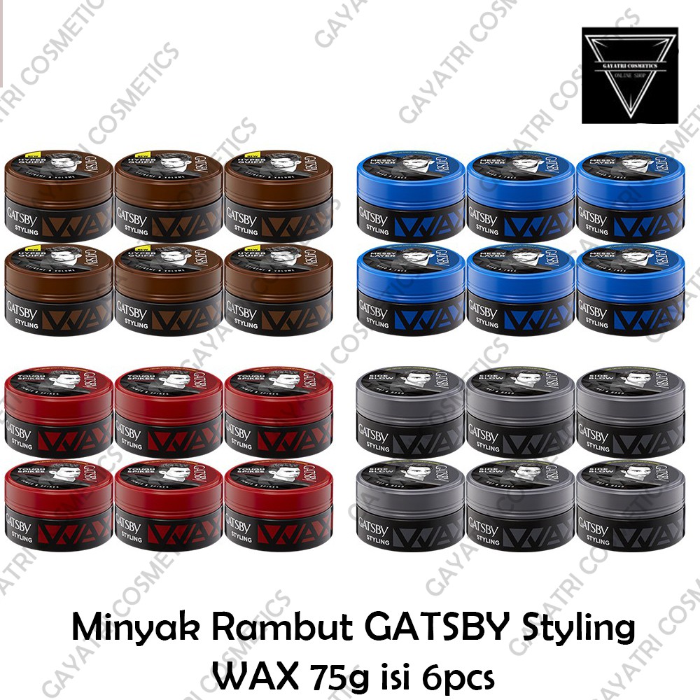 Minyak Rambut GATSBY Styling WAX 75g isi 6pcs