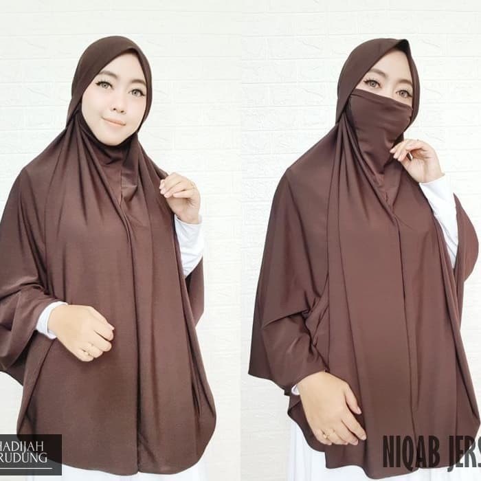 Langsung Order NIQAB JERSEY BESAR/KERUDUNG MASKER/KHIMAR/KERUDUNG/JILBAB/CADAR Murah
