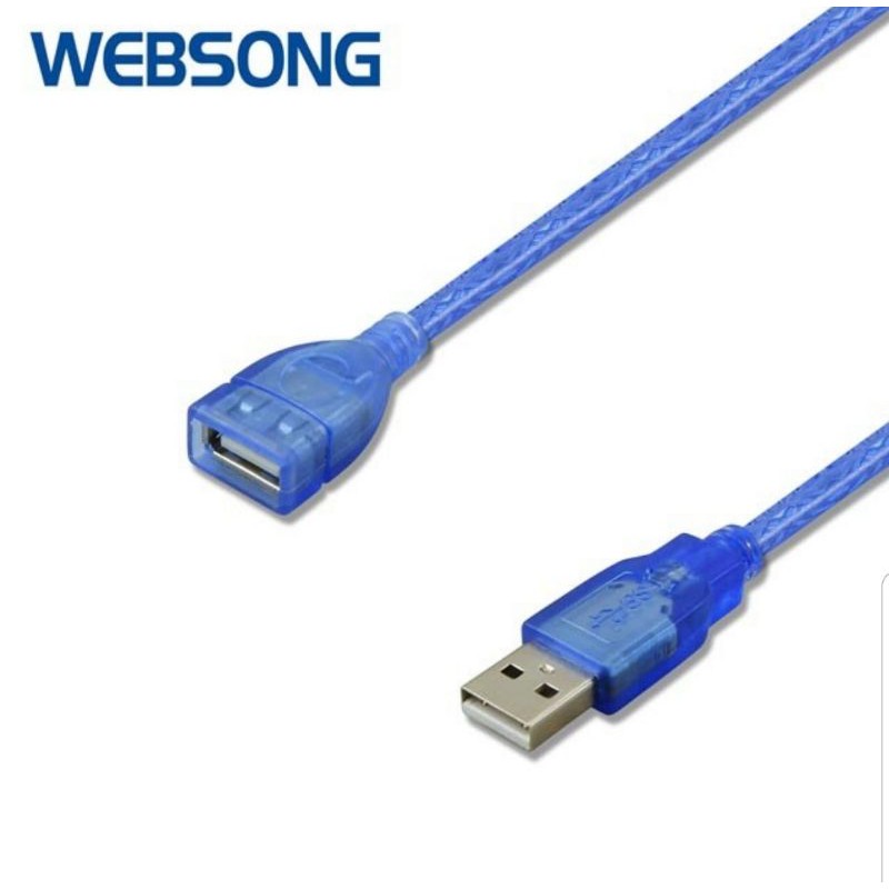 Kabel USB 2.0 Male to Female Extension 5M High Quality WEBSONG