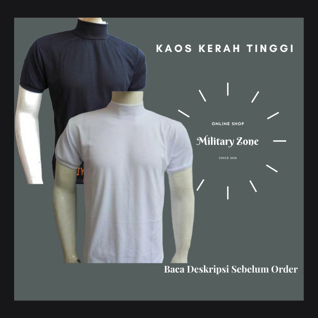 COD GROSIR KAOS  POLOS KERAH  TINGGI  KAOS  LENGAN PENDEK 