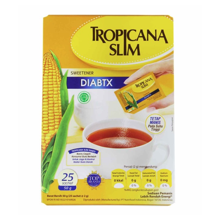 

Tropicana Slim Diabtx 25 Sachet 62.5 gram