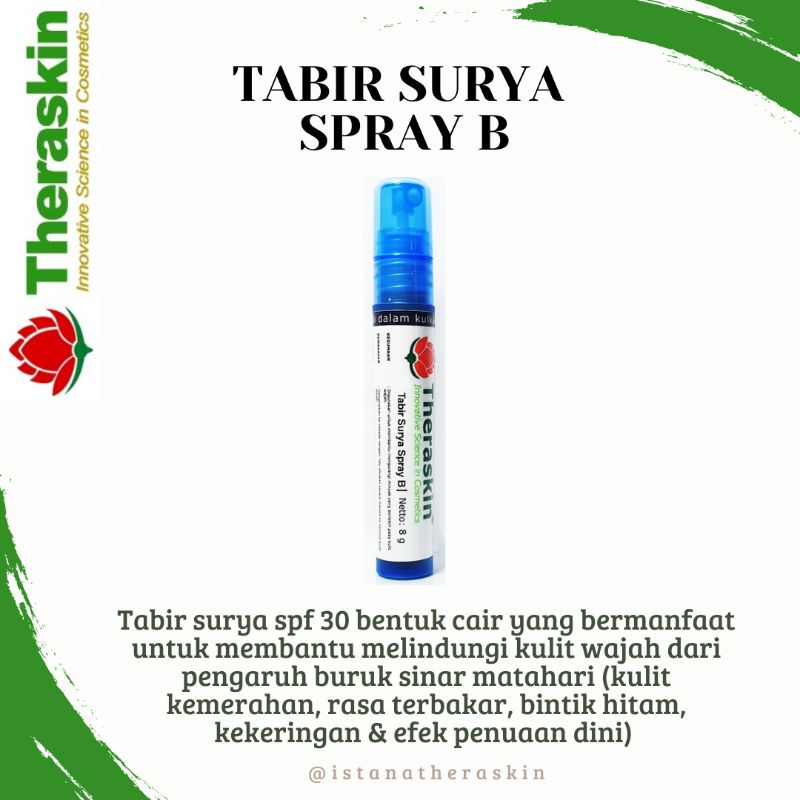 Theraskin Tabir Surya Spray B Original (Spf 30)