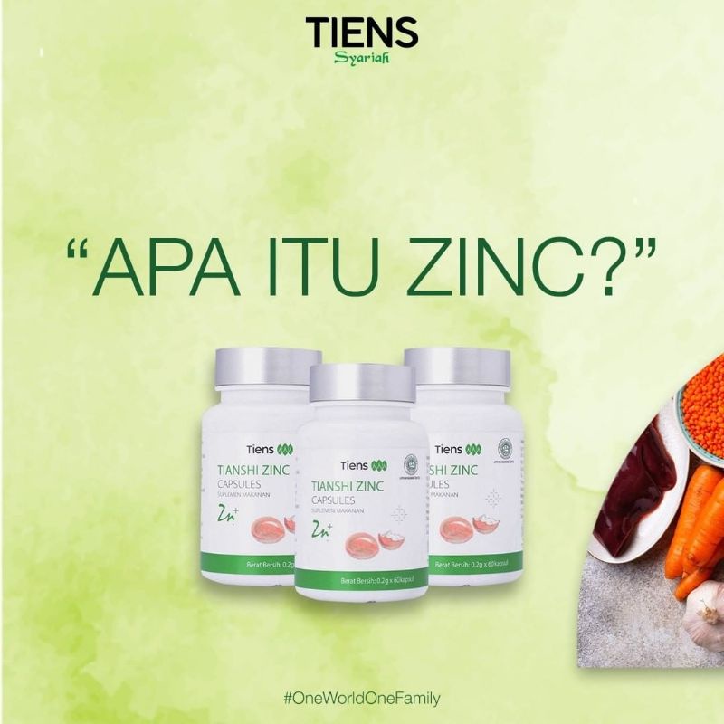 Zinc Capsules Tiens | Tianshi Zinc Capsules | Dikirim dari Samarinda