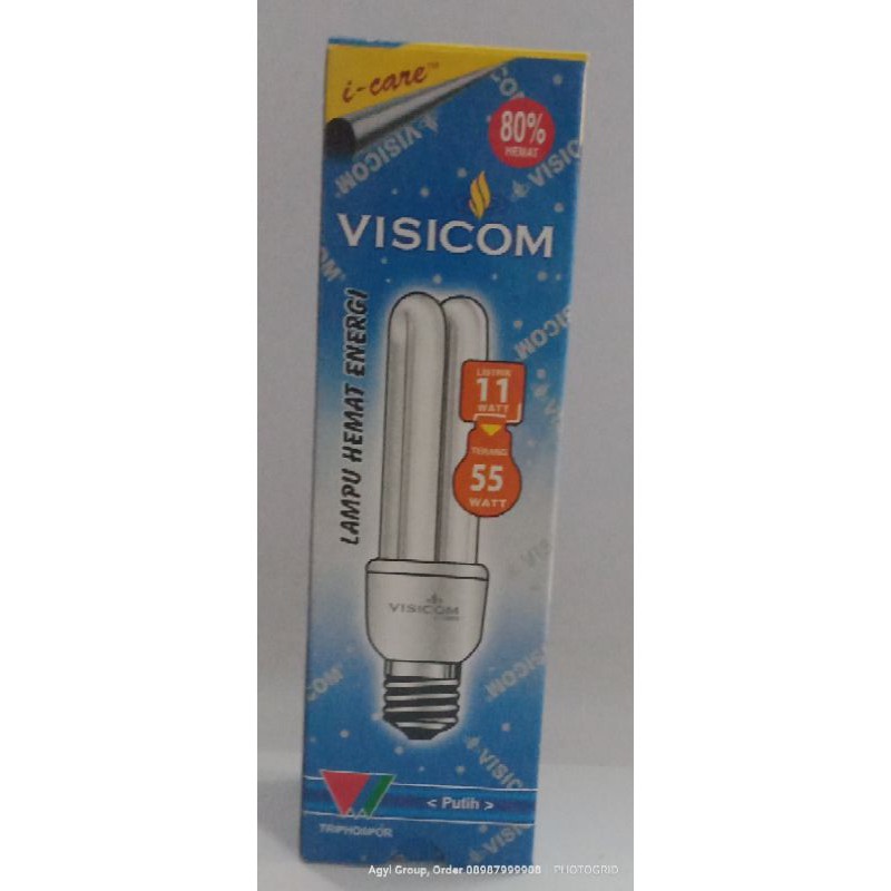 Lampu PLC VISICOM 2U 11 Watt