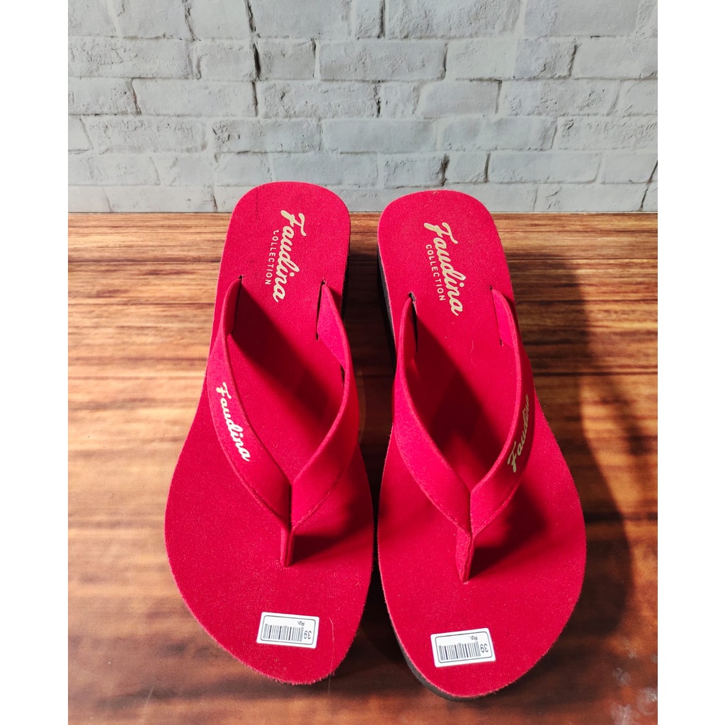Sandal Jepit Wedges Faudina