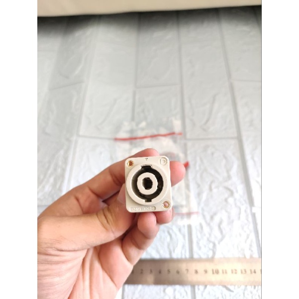 Soket Spikon Dastech DSC008 Socket Speakon DSC 008 Original Dastech Female Soket Cewek Konektor Spea